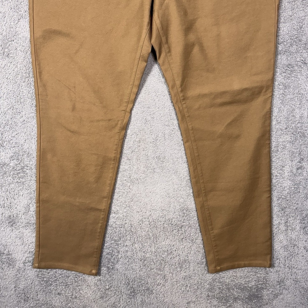 Mizzen + Main Pants Mens 38x31 Mayfield 5 Pocket Mocha Brushed Twill $168 - Picture 3 of 16